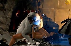 gợi cảm gà fuck bởi một lớn sủa con thú XXX